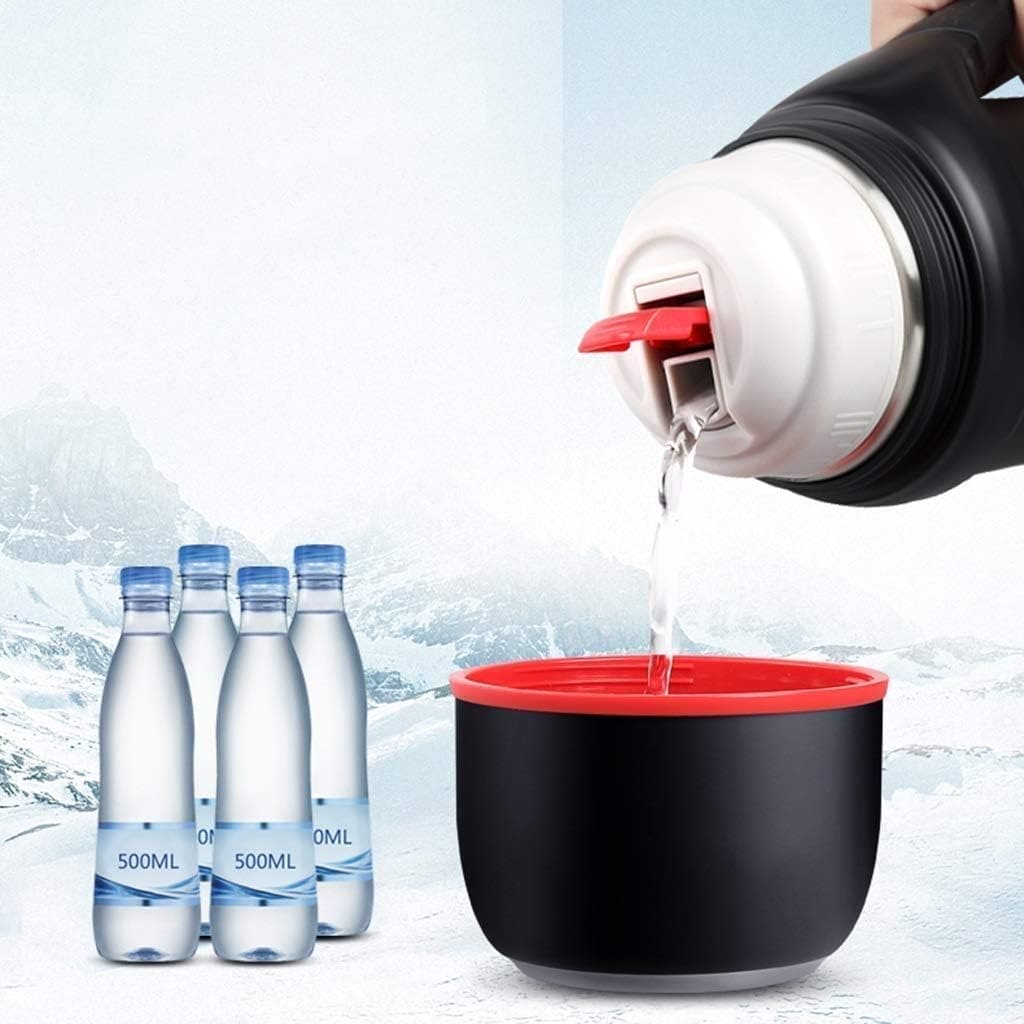 2.2L Insulated Thermos Bottle, Large Capacity Portable Mug, Outdoor Car Jug Bottle Large Water Cup, Portable 2200ml Insulation Pot, Double-Walled Stainless Steel Vacuum Insulation 2.2L Insulated Thermos Bottle, Large Capacity Portable Mug, Outdoor Car Jug Bottle Large Water Cup, Portable 2200ml Insulation Pot, Double-Walled Stainless Steel Vacuum Insulation